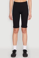 Womens Seamless Bermuda Bike Shorts, S-M