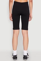 Womens Seamless Bermuda Bike Shorts, S-M
