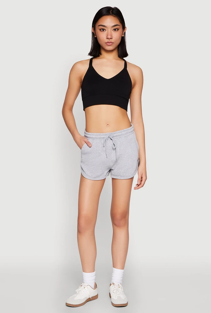 Womens Dolphin Sweatshorts,