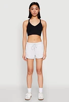 Womens Dolphin Sweatshorts, L