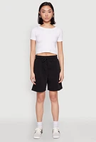 Womens Drawstring Sweatshorts, S