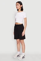 Womens Drawstring Sweatshorts, S