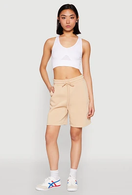 Womens Drawstring Sweatshorts,