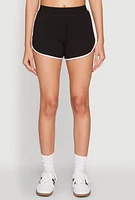 Womens Soft Knit Dolphin Shorts,