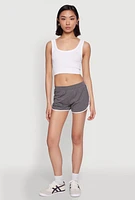 Womens Soft Knit Dolphin Shorts,