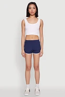 Womens Soft Knit Dolphin Shorts,