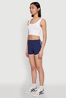 Womens Soft Knit Dolphin Shorts,
