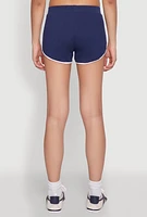 Womens Soft Knit Dolphin Shorts,