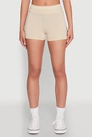 Womens 22 Bike Shorts, Khaki, Size M