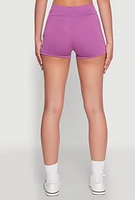 Womens 22 Bike Shorts, Purple, Size L