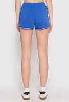 Womens Striped Trim Shorts, L