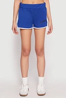 Womens Brooklyn Dolphin Shorts, Blue, Size S