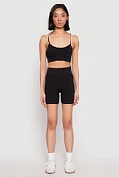 Womens Seamless Cami Sports Bra,