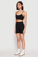 Womens Seamless Cami Sports Bra,