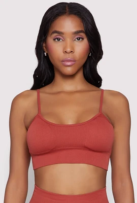 Womens Seamless Cami Sports Bra,