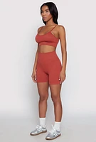 Womens Seamless Cami Sports Bra,