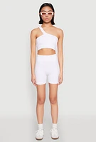 Womens Seamless Biker Shorts,