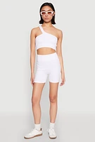 Womens Seamless Biker Shorts,