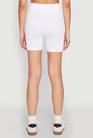 Womens Seamless Biker Shorts,