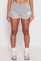 Womens Contrast Trim 08 Dolphin Shorts,
