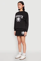 Womens Fleece Brooklyn Graphic Sweatshirt, M