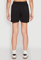 Womens Fleece Brooklyn Graphic Sweatshorts, L