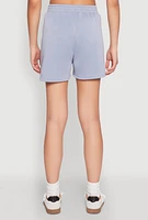 Womens Fleece Brooklyn Graphic Sweatshorts,