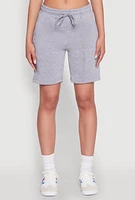 Womens Drawstring Waist Sweatshorts,