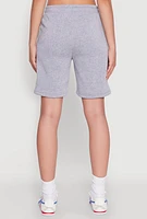 Womens Drawstring Waist Sweatshorts,