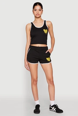 Womens Love Dolphin Shorts,