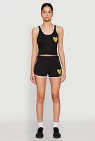 Womens Love Dolphin Shorts,