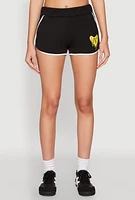 Womens Love Dolphin Shorts,