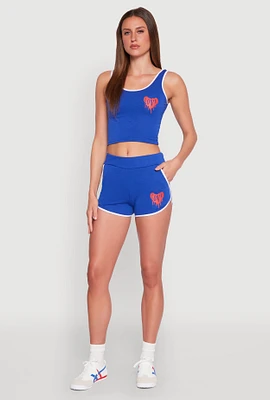 Womens Love Dolphin Shorts, S