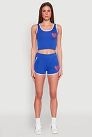 Womens Love Dolphin Shorts, S