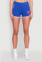 Womens Love Dolphin Shorts, S