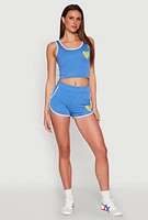 Womens Love Dolphin Shorts,