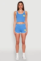 Womens Love Dolphin Shorts,
