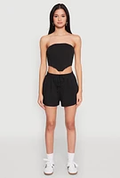 Womens Side Pocket Sweatshorts, XL