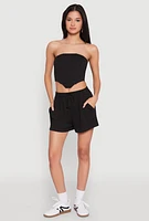 Womens Side Pocket Sweatshorts, XL