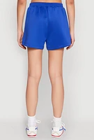 Womens Contrast Piping Pocket Shorts,