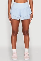 Womens Tiered Active Shorts,