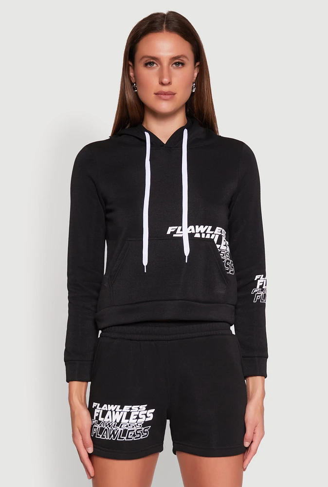 Womens Flawless Graphic Pullover Hoodie,