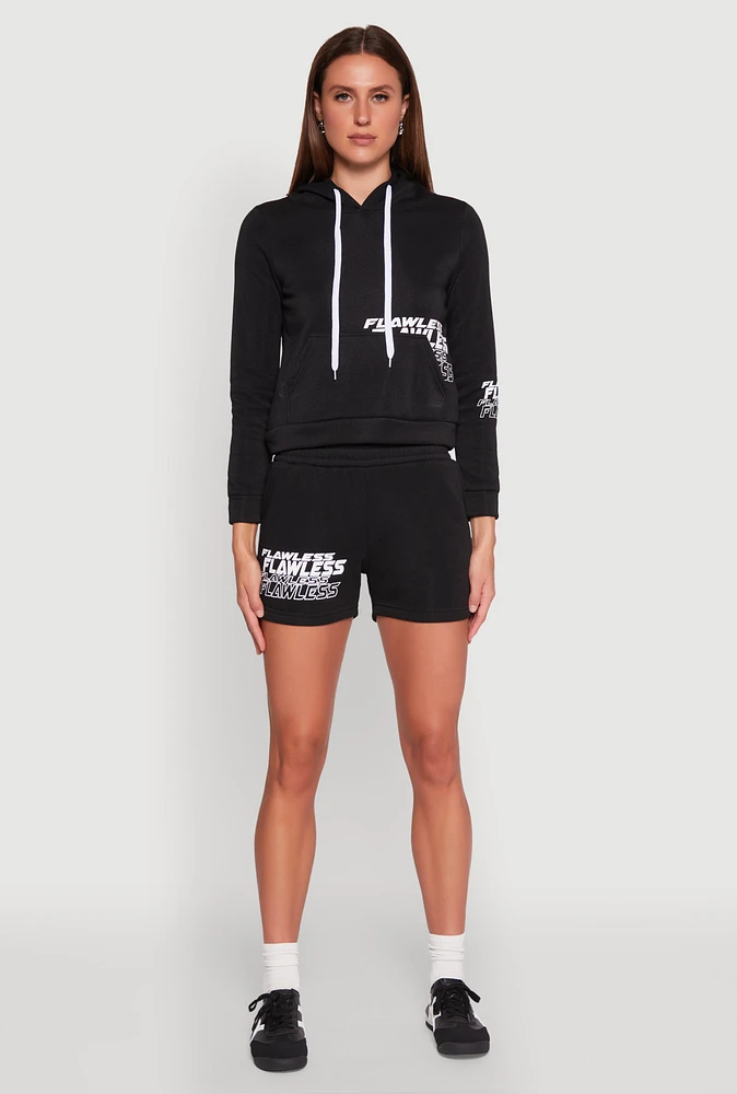 Womens Flawless Graphic Sweatshorts,