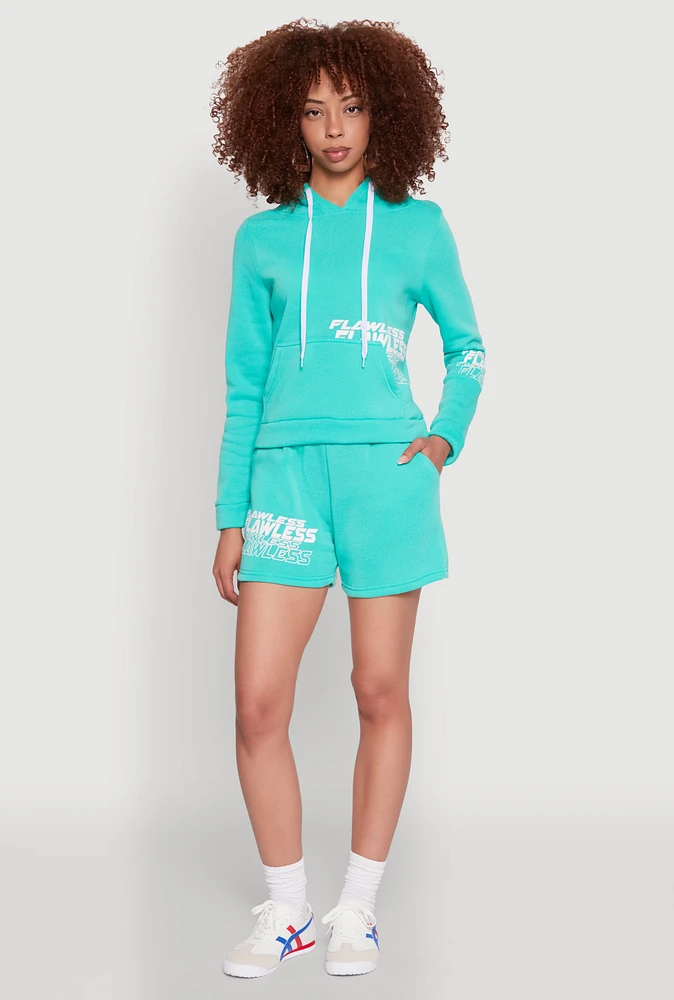 Womens Flawless Graphic Sweatshorts,