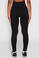 Womens High Waist Seamless Leggings, S-M