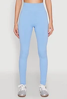 Womens High Waist Seamless Leggings, S-M