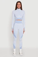 Womens Striped Detail Two Tone Track Jacket,