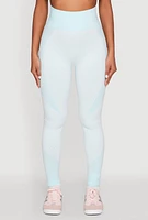 Womens Striped Detail Two Tone Leggings,