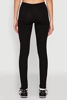 Womens She Is Me Graphic Leggings, Black, Size XL