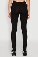 Womens Nope Not Today Bear Leggings, Black, Size L